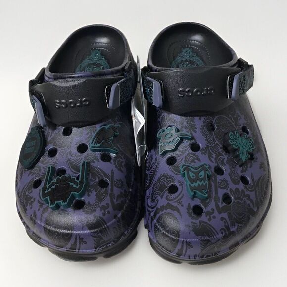 2024 Disney The Haunted Mansion Wallpaper Clogs Crocs Men’s 7 Women\'s 9 New main image 4